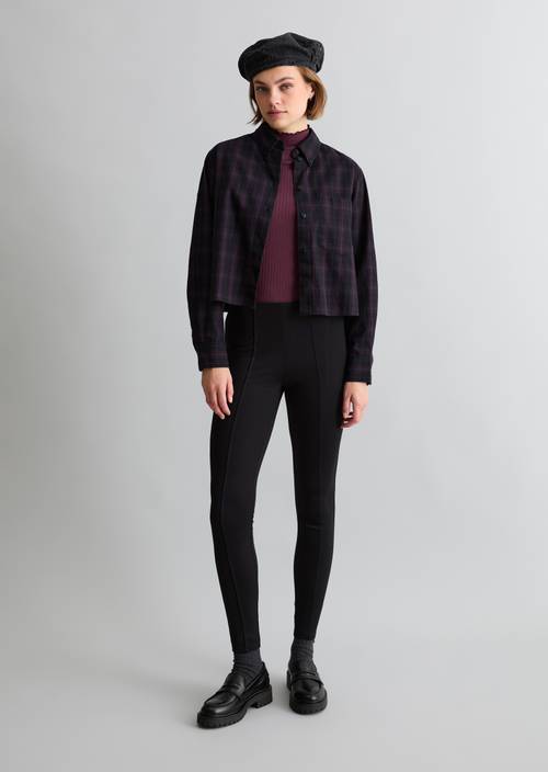 Leggings slim Black en vue de face