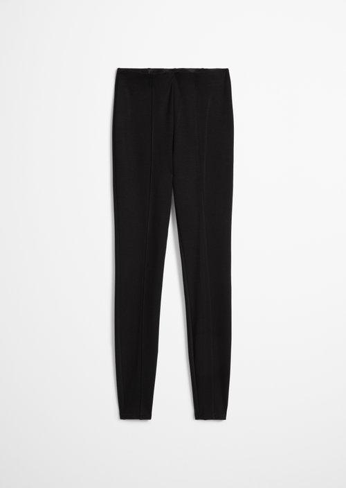 Slim-fit leggings — Black