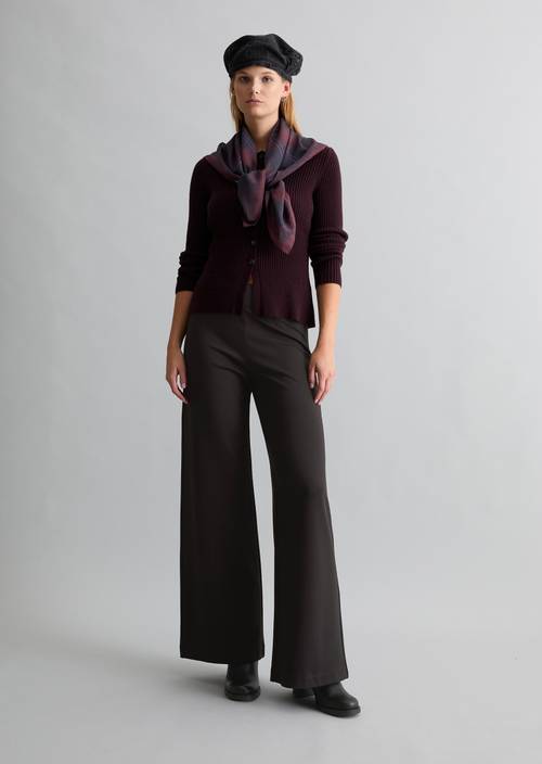 Jerseyhose wide Black in Frontalansicht