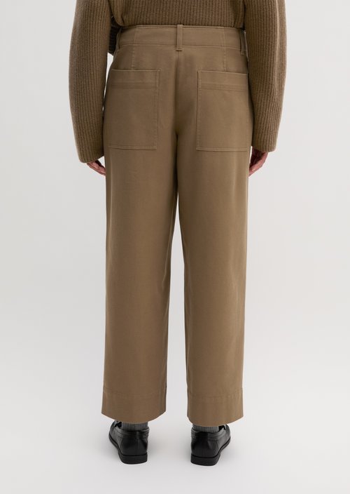 Regular-fit pants — Milky Brown