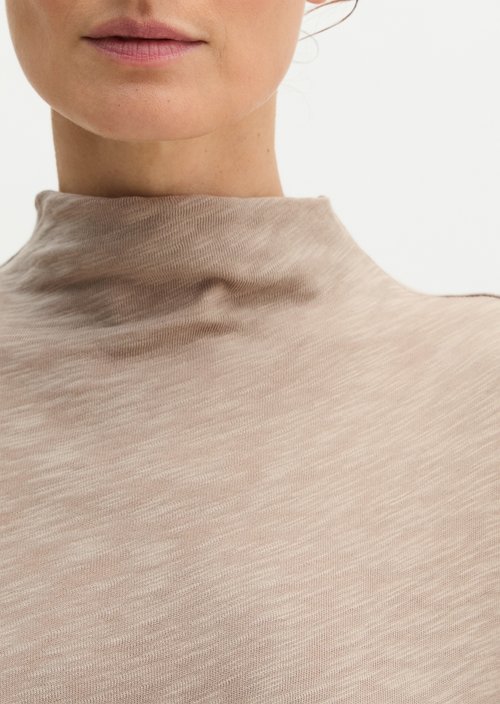 Slim-fit long-sleeve shirt — Chalky Mauve
