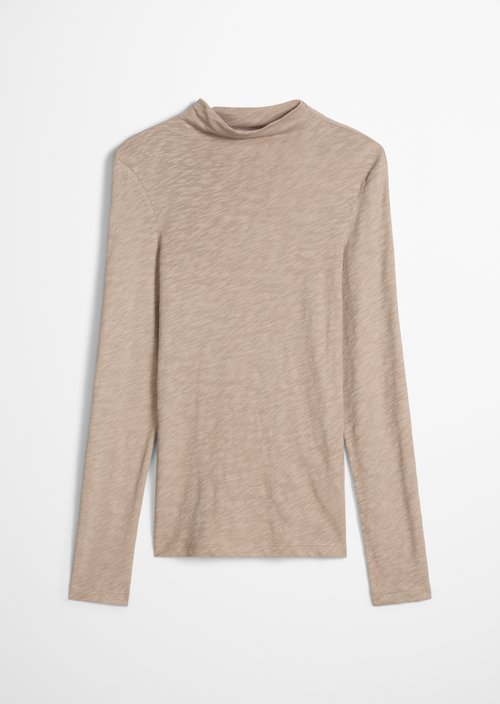 Slim-fit long-sleeve shirt — Chalky Mauve