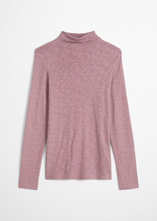 Slim-fit long-sleeve shirt — Gentle Mauve