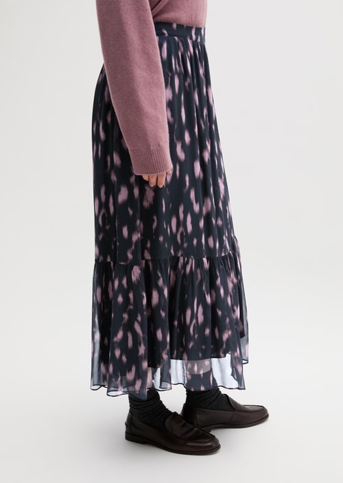 Regular Crinkle Skirt — Dark Grey