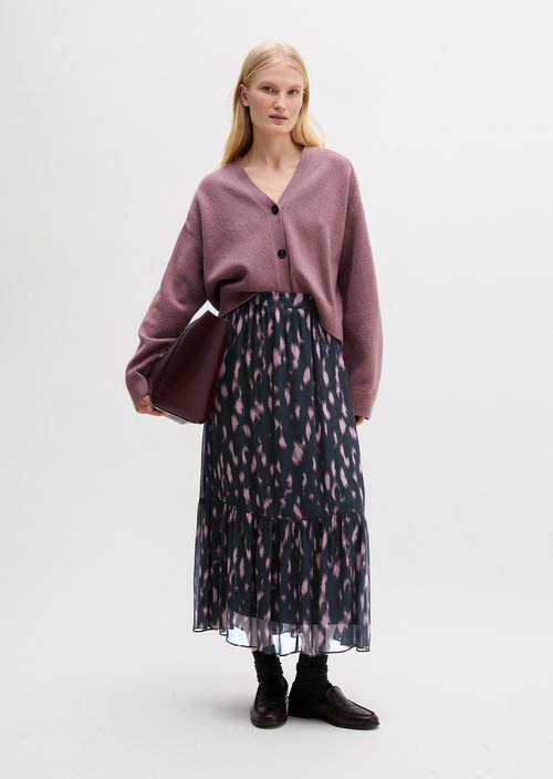 Regular Crinkle Skirt — Dark Grey
