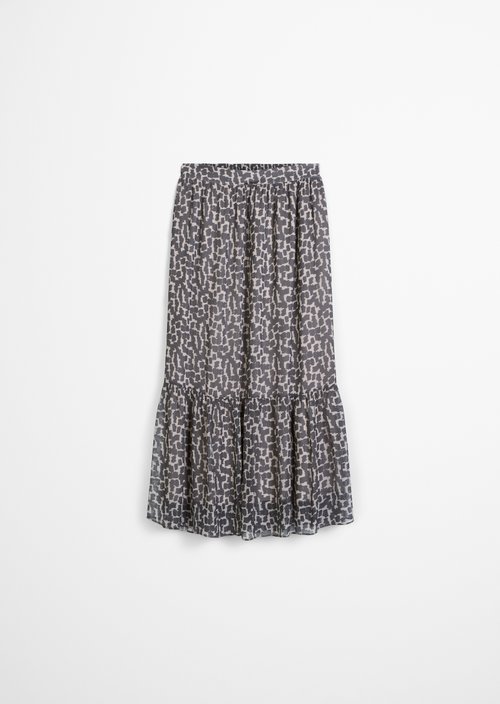 Regular Crinkle Skirt — Dark Grey