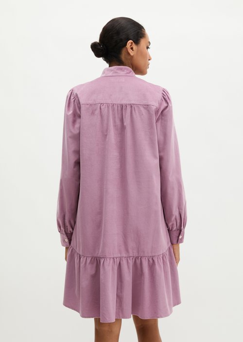 Velvet Dress, Regular Fit — Gentle Mauve