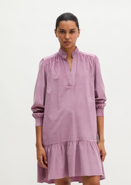Velvet Dress, Regular Fit — Gentle Mauve