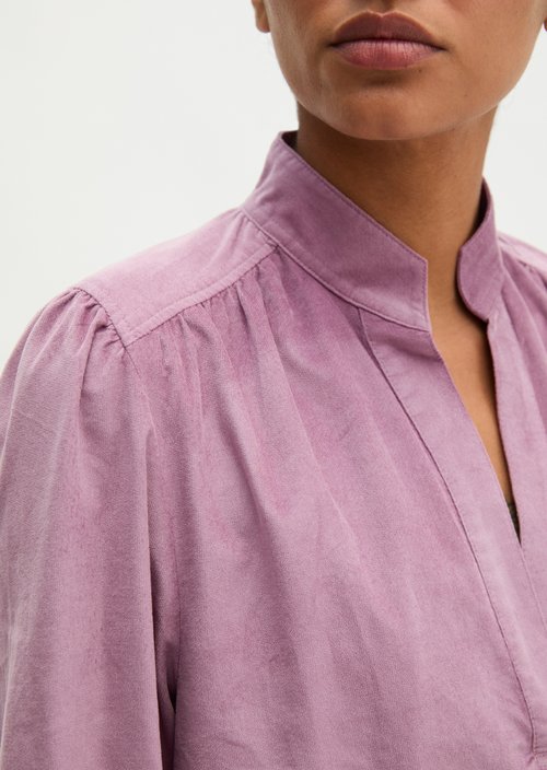 Velvet Dress, Regular Fit — Gentle Mauve