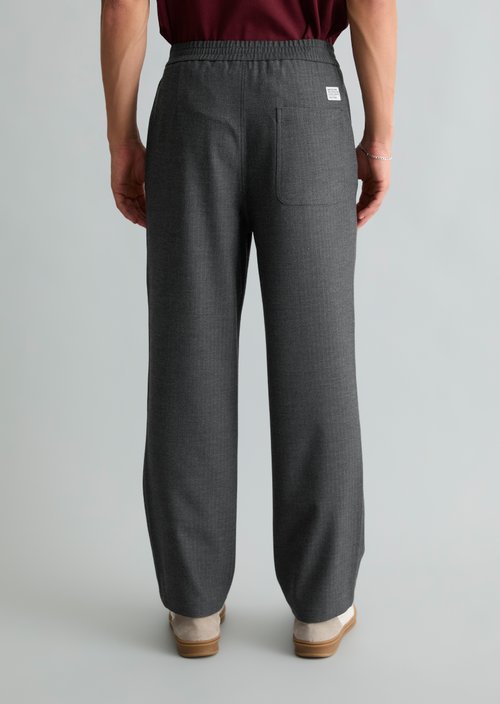Lars Jogger Relaxed Pants — Dark Grey