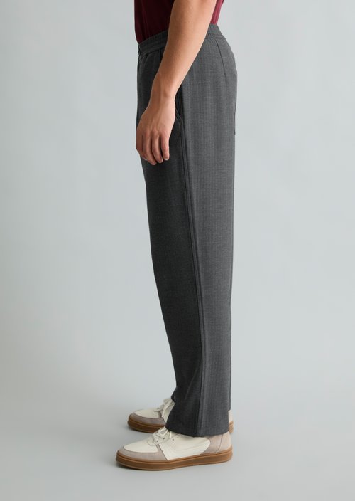 Lars Jogger Relaxed Pants — Dark Grey