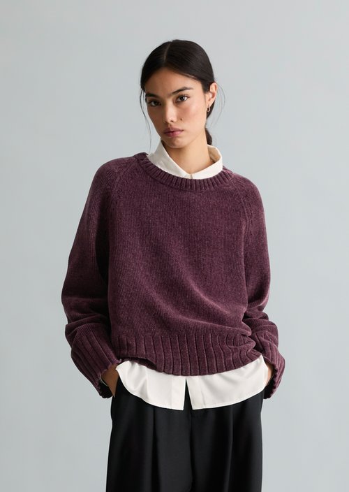 Oversized Sweater — Rhubarb Jam