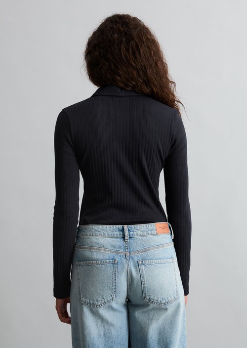 Slim-fit polo shirt — Blue Depths
