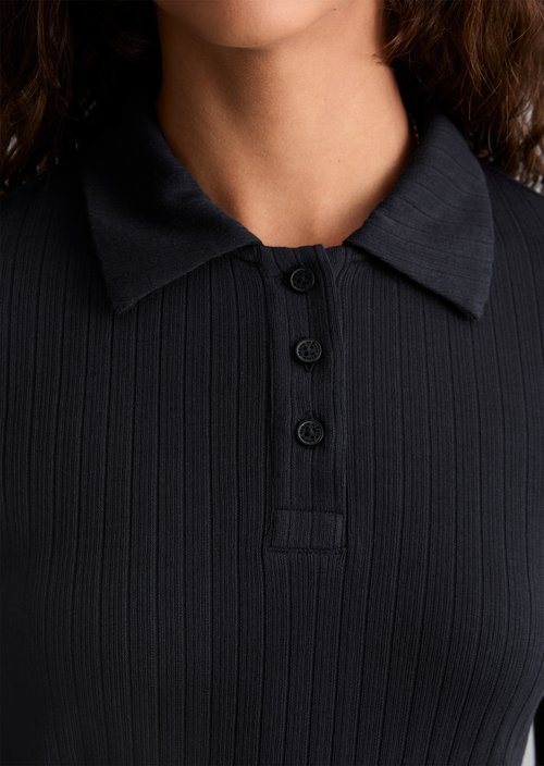 Slim-fit polo shirt — Blue Depths
