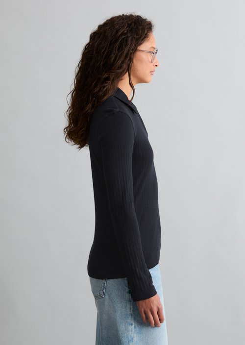 Slim-fit polo shirt — Blue Depths