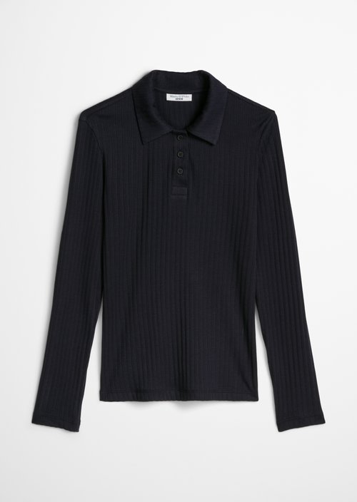 Slim-fit polo shirt — Blue Depths
