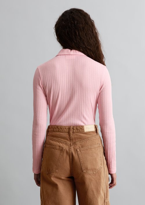 Slim-fit polo shirt — Strawberry Cream