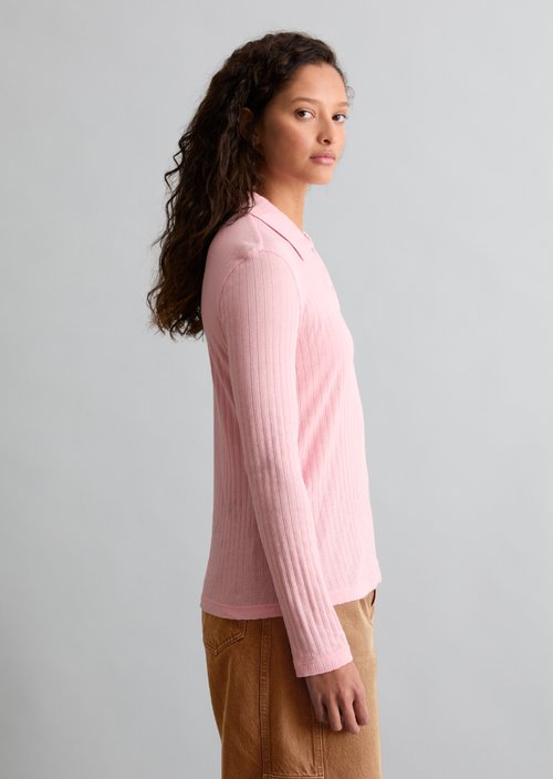 Slim-fit polo shirt — Strawberry Cream