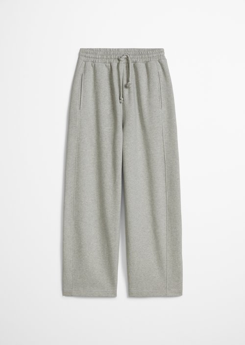 Relaxed-fit sweatpants — Stone Melange