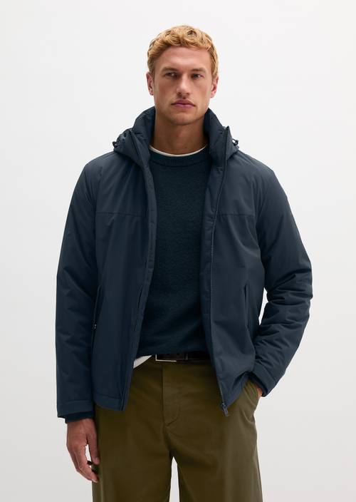 Kapuzenjacke MOP x Function Dark Navy in Frontalansicht