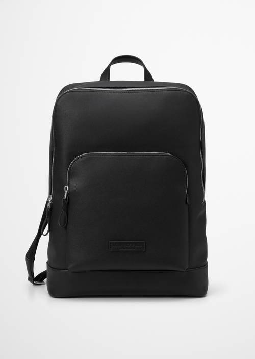 Fabio Backpack Black in front view