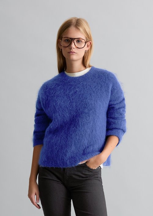 Cozy Oversized Sweater — Dark Acai