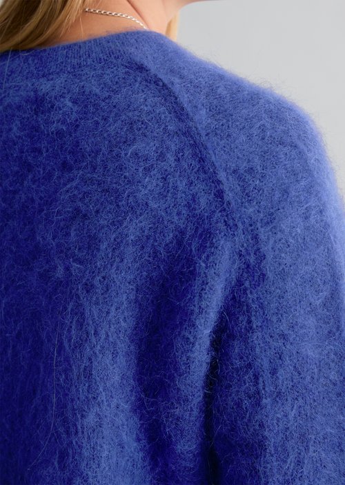 Cozy Oversized Sweater — Dark Acai