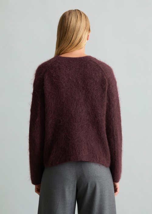 Cozy Oversized Sweater — Rhubarb Jam