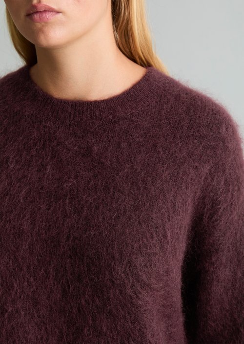 Cozy Oversized Sweater — Rhubarb Jam
