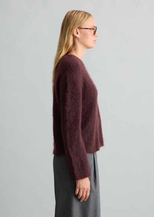 Cozy Oversized Sweater — Rhubarb Jam