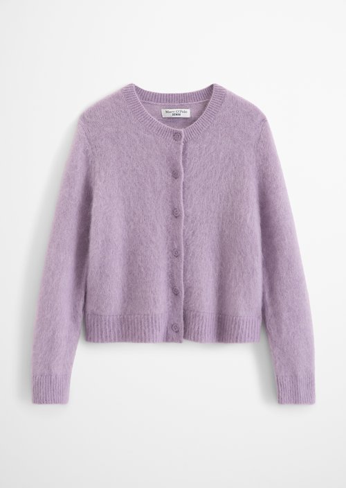 Cozy Regular-Fit Cardigan — Lumi Lilac