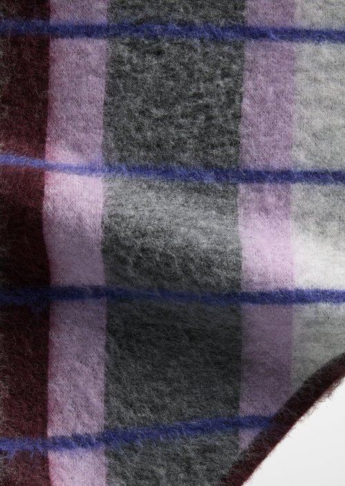 Jacquard-Dreieckstuch — Dark Purple