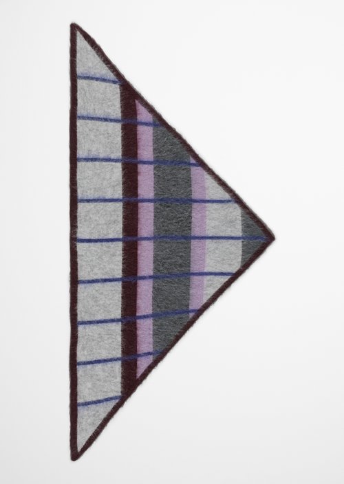 Jacquard-Dreieckstuch — Dark Purple