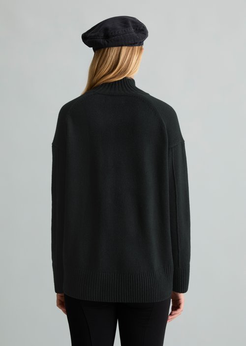 Oversized Sweater — Black