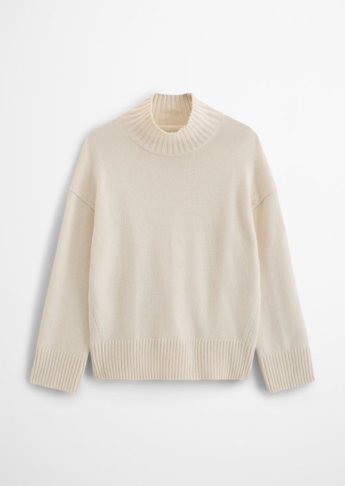 Oversized Sweater — Creamy White
