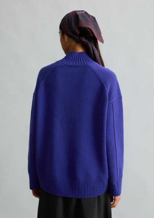 Oversized Sweater — Dark Acai