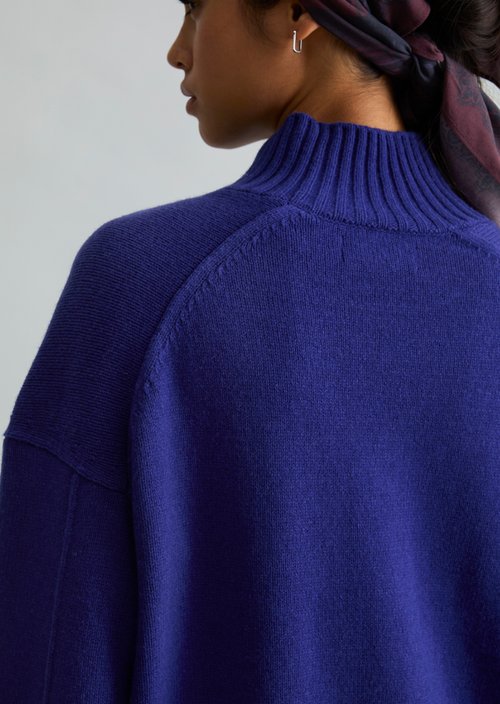Oversized Sweater — Dark Acai