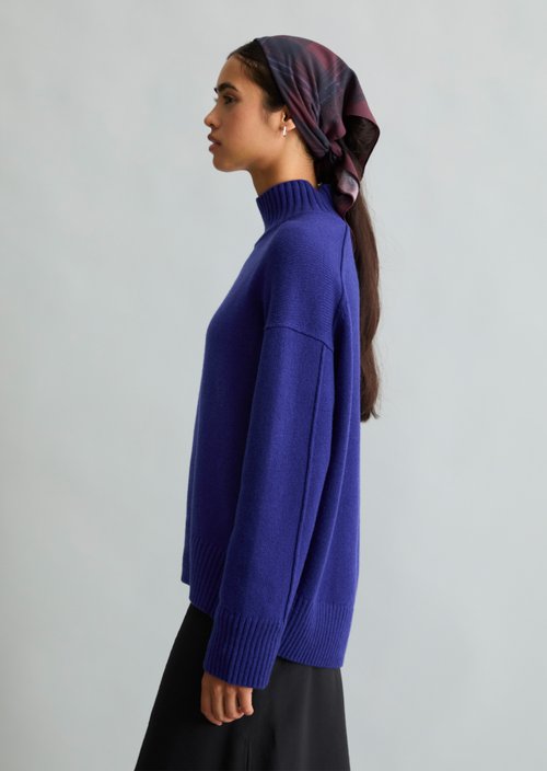 Oversized Sweater — Dark Acai