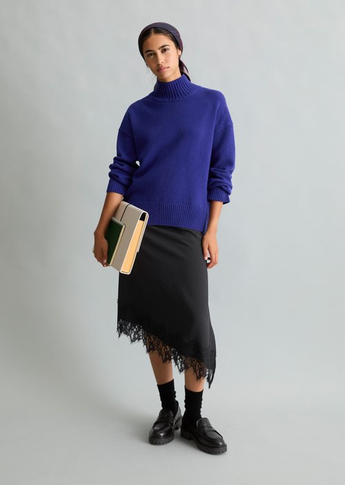 Oversized Sweater — Dark Acai