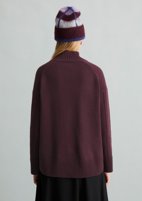 Oversized Sweater — Rhubarb Jam