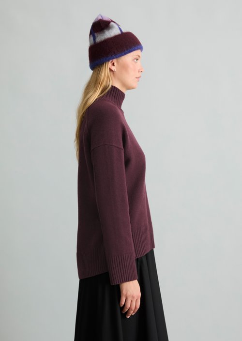 Oversized Sweater — Rhubarb Jam