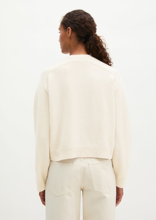 Regular Cardigan — Light Stone Melange