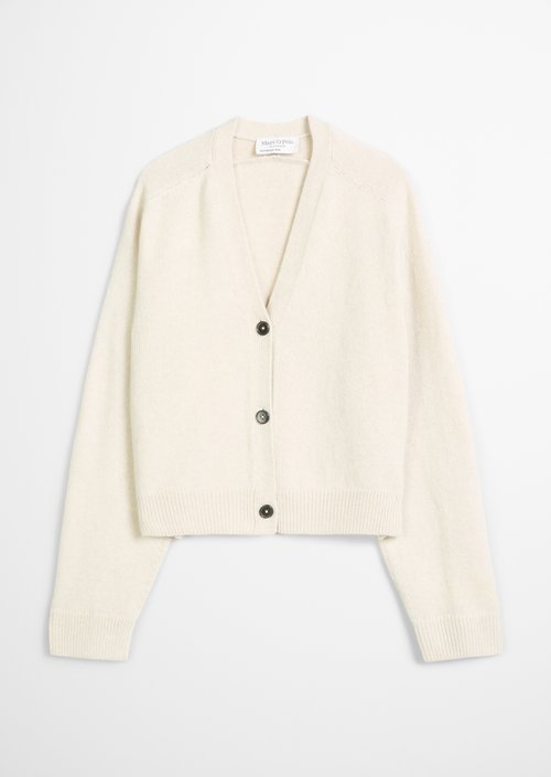 Regular Cardigan — Light Stone Melange