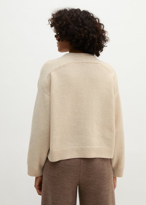 Regular-fit sweater — Light Stone Melange