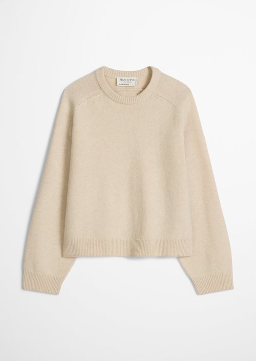 Regular-fit sweater — Light Stone Melange