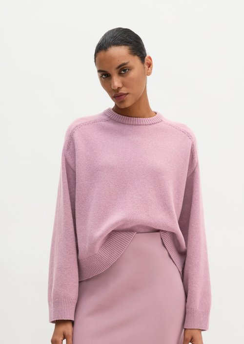 Regular-fit sweater — Gentle Mauve