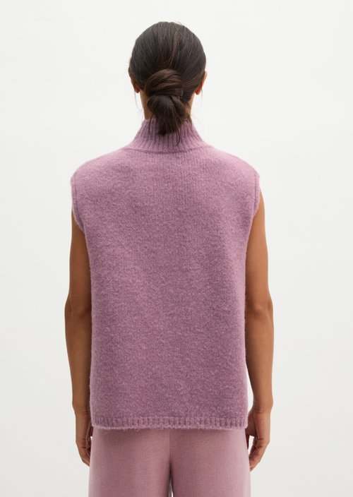 Sleeveless Sweater, Regular Fit — Gentle Mauve