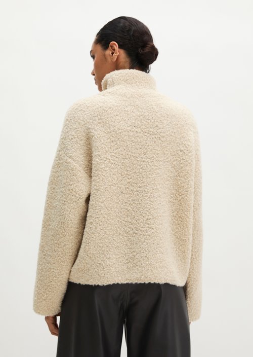 Loose-fitting sweater — Light Stone Melange