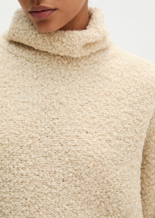 Loose-fitting sweater — Light Stone Melange