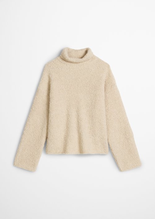 Loose-fitting sweater — Light Stone Melange